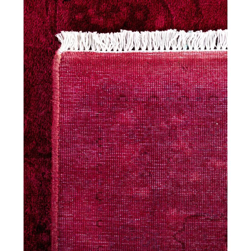 Overdyed One-of-a-Kind Hand-Knotted Area Rug - Pink - 4' 8" x 7' 4"