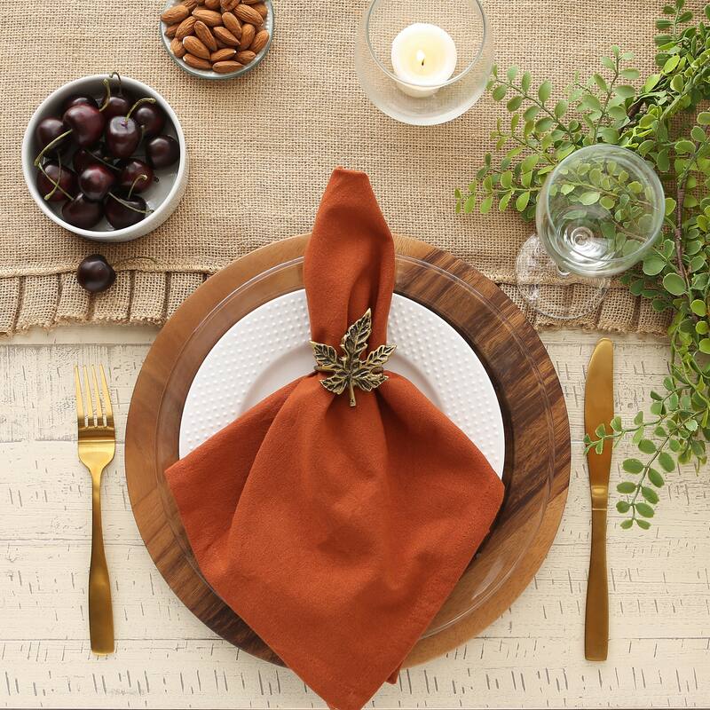 DII Solid Cotton Napkin Set/6