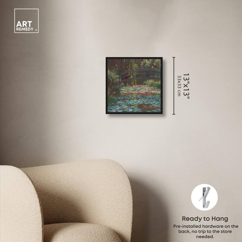 Water Lily Pond Canvas by Art Remedy