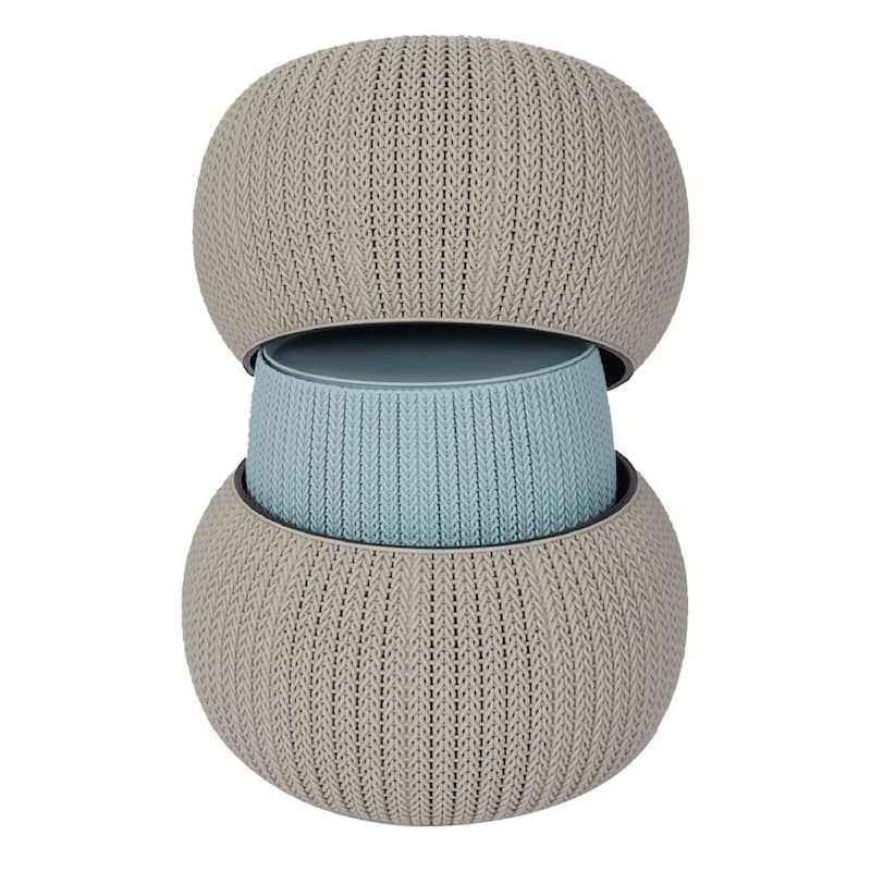 Keter Cozy Urban Knit 3-piece Patio Set