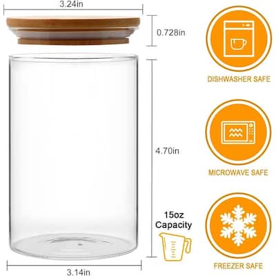 Glass storage Jars