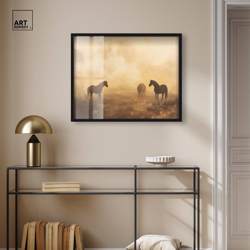 Equine Trio Shadowbox by Art Remedy