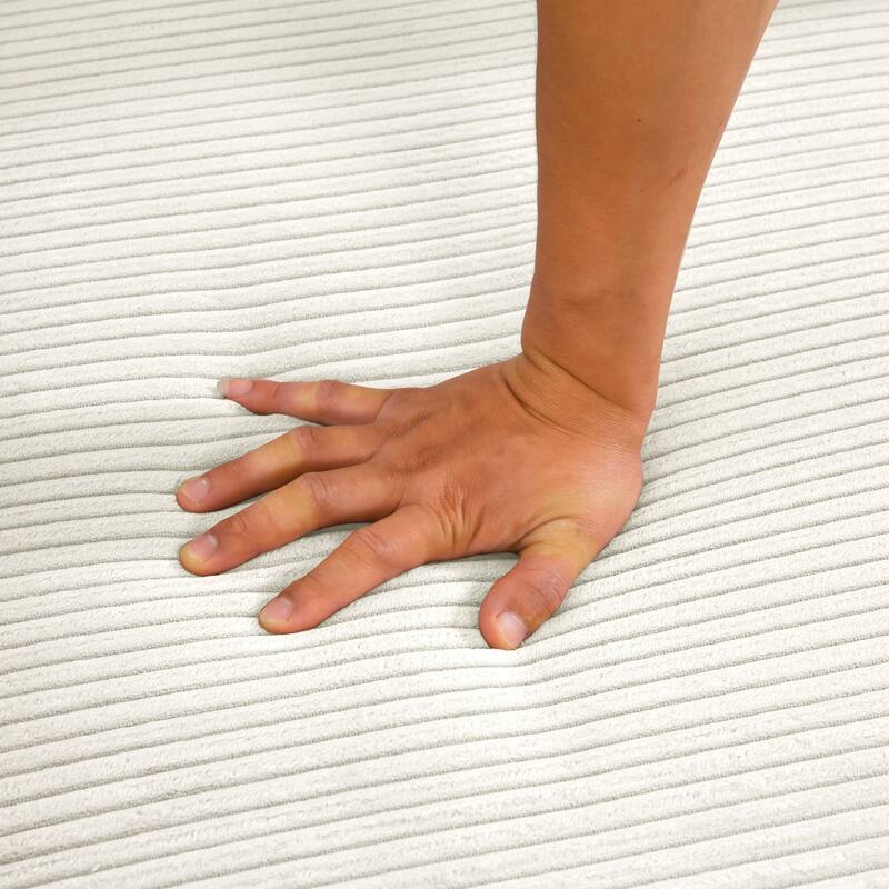 81"W No Assembly Corduroy Modular Sectional Sofa with Ottoman