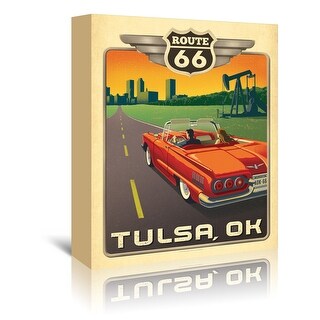 Asa Tulsa Route66 by Anderson Design Group Wrapped Canvas