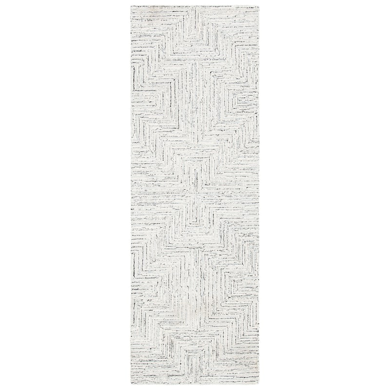 SAFAVIEH Handmade Micro-Loop Nausica Modern Wool Rug