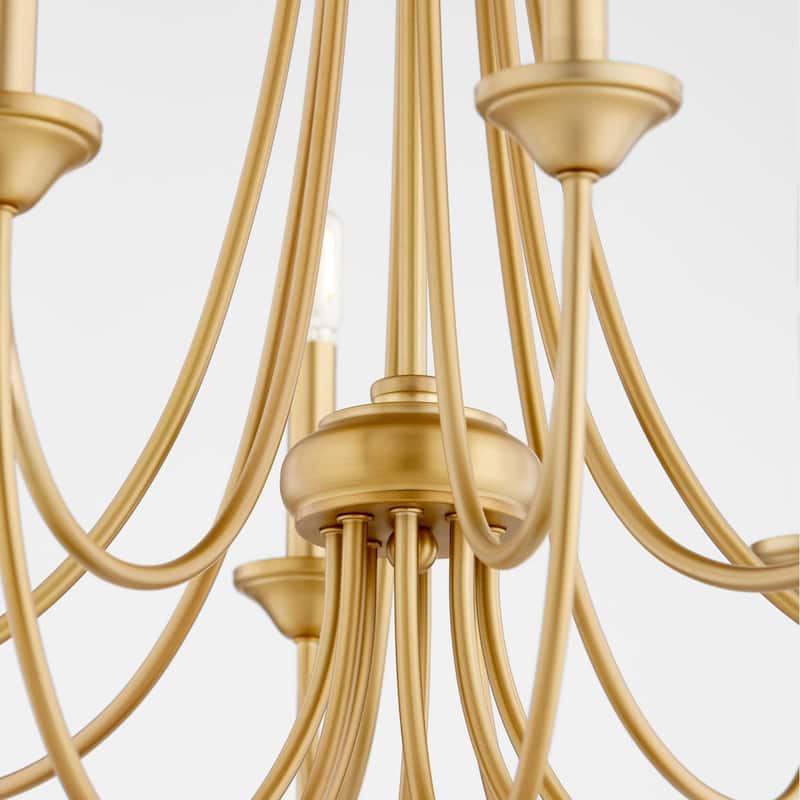 Quorum International Brooks 8 Light 29" Wide Chandelier
