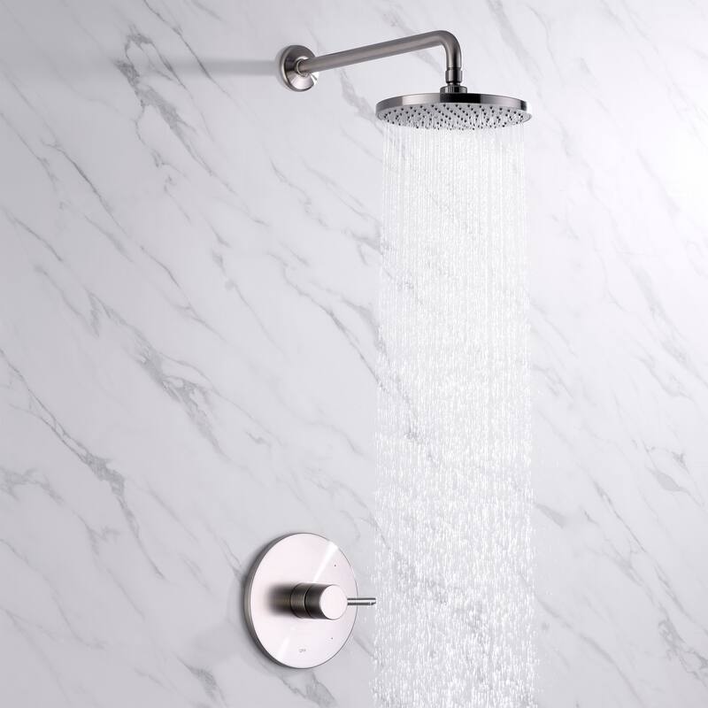 Luxier SS-B01 Single-Handle 1-Spray Shower Faucet with Valve