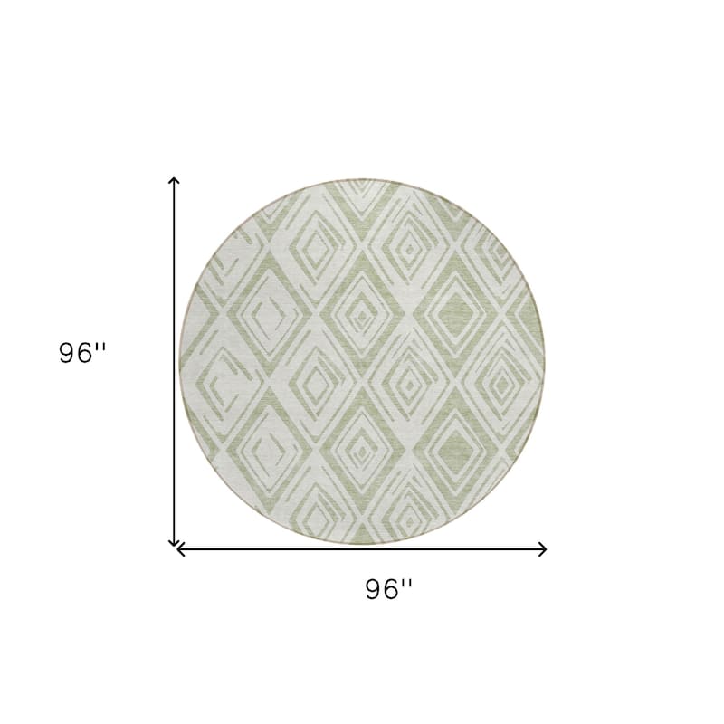 HomeRoots Geometric Transitional Rectangle Outdoor Rug
