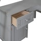 preview thumbnail 4 of 8, Artsy Twin Loft Bed with Drawers, Cabinet, Shelves and Desk, Solid Construction & Versatility galore, Health and Comfort, Grey
