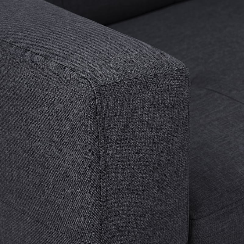 Palatka Full 80" Wide Tufted Fabric Convertible Futon by iNSPIRE Q Classic