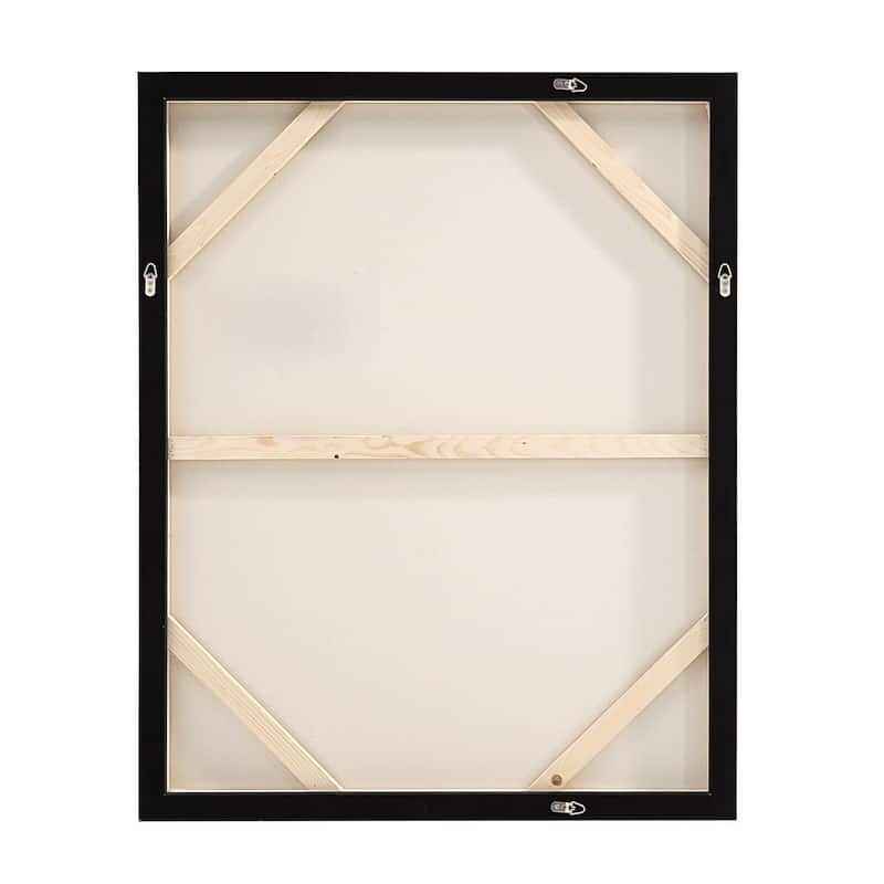 Renwil Haiku Canvas Wall Art with Black Frame