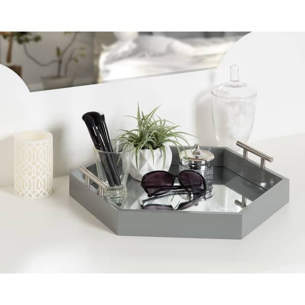 slide 1 of 99, Kate and Laurel Lipton Hexagon Decorative Tray - 18x18
