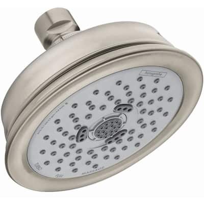 Hansgrohe Croma 1.8 GPM Multi Function Shower Head with QuickClean