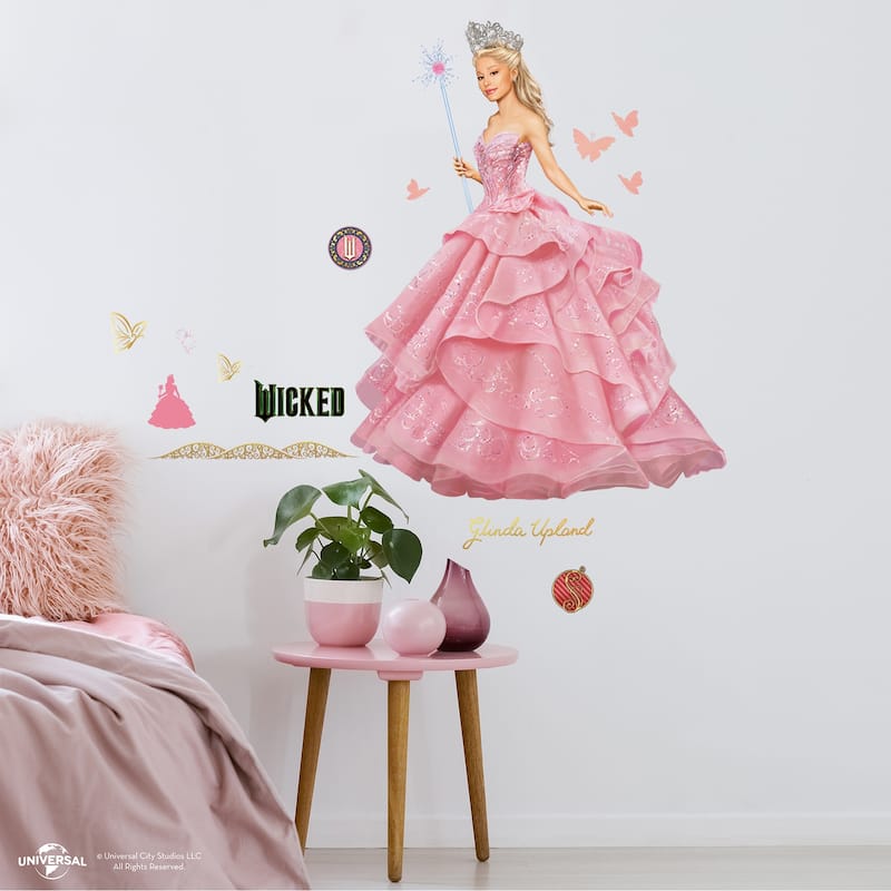 RoomMates Wicked Glinda Pink Wall Decals