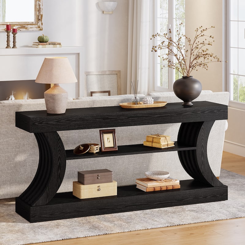 70.9-Inch Farmhouse Console Table