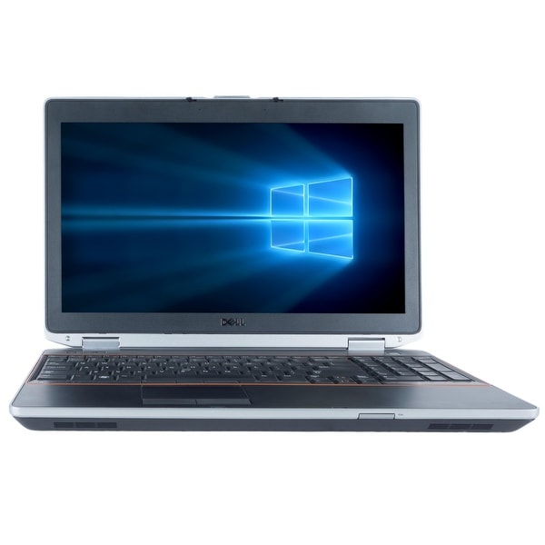 Refurbished Laptop Dell Latitude E6520 15.6" Intel Core i5-2520M 2.5GHz 8GB DDR3 1TB Windows 10 Pro 1 Year Warranty - Black