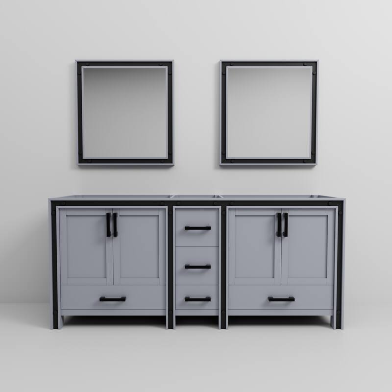 Ziva Bath Vanity No Top and Mirror