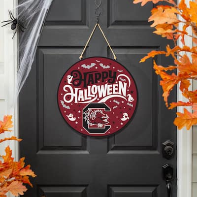 University of South Carolina 18" x 18" Halloween Door Décor Wall Sign