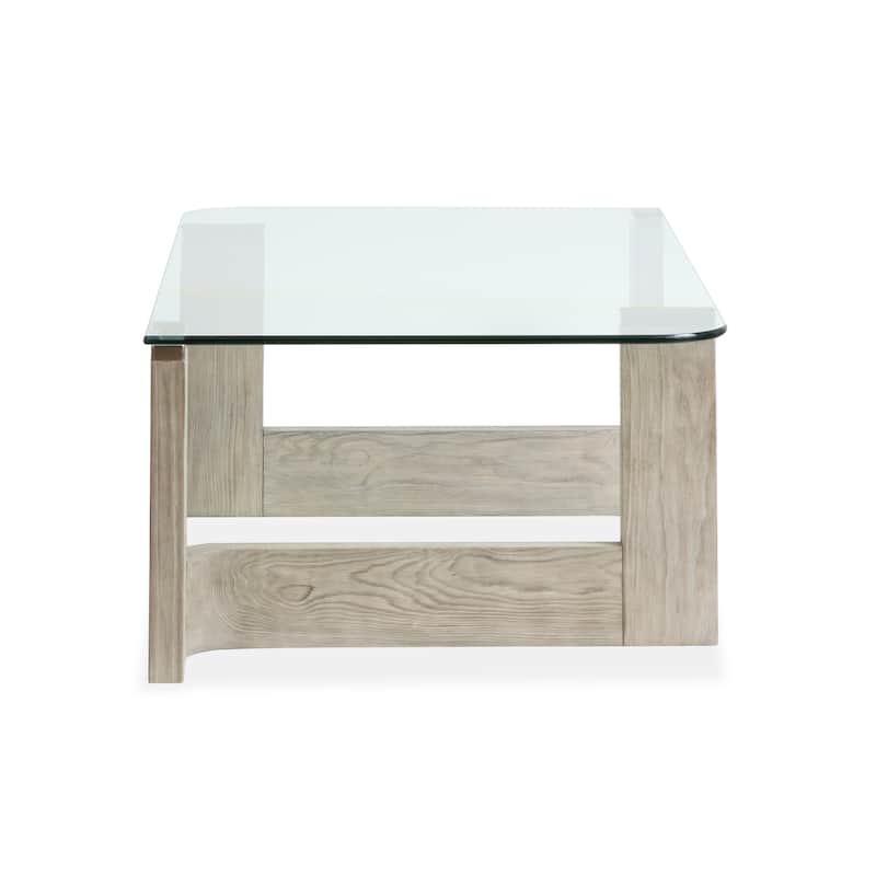 Magnussen Home Bartlett Smokey Pine Rectangular Cocktail Table - 52''W x 30''D x 17''H