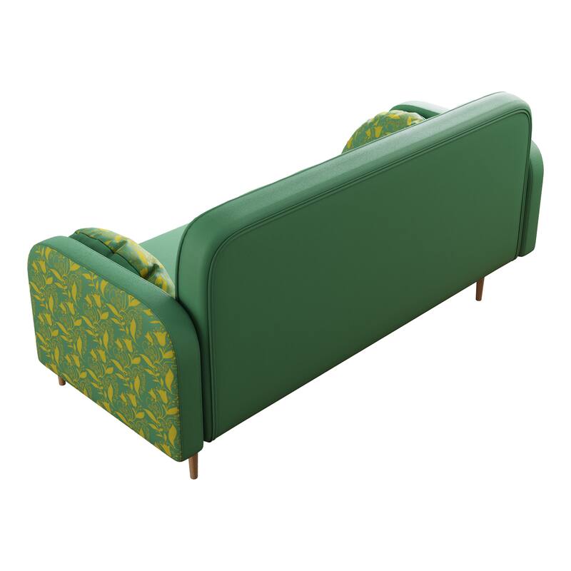 Loveseat sofa with tulip pattern
