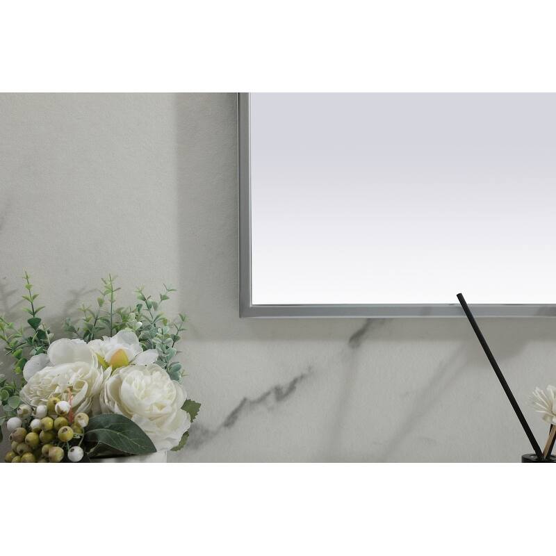 Indigo Home Metal Frame Arch Mirror 39x24 Inch