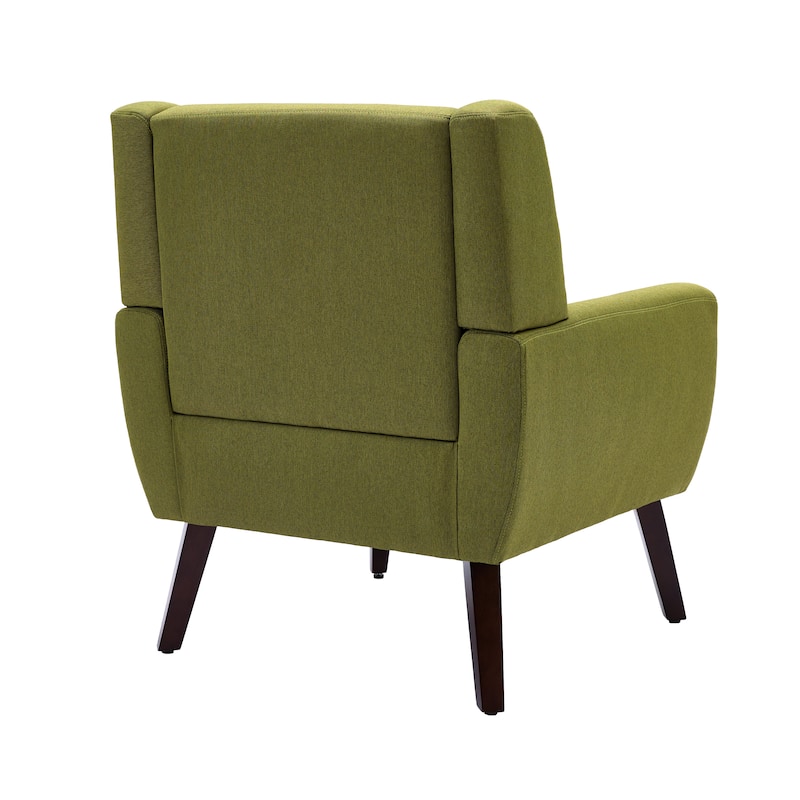 Modern Upholstered Linen Armchair Accent Chair