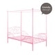 preview thumbnail 6 of 14, Avenue Green Carmi Pink Twin Metal Bed