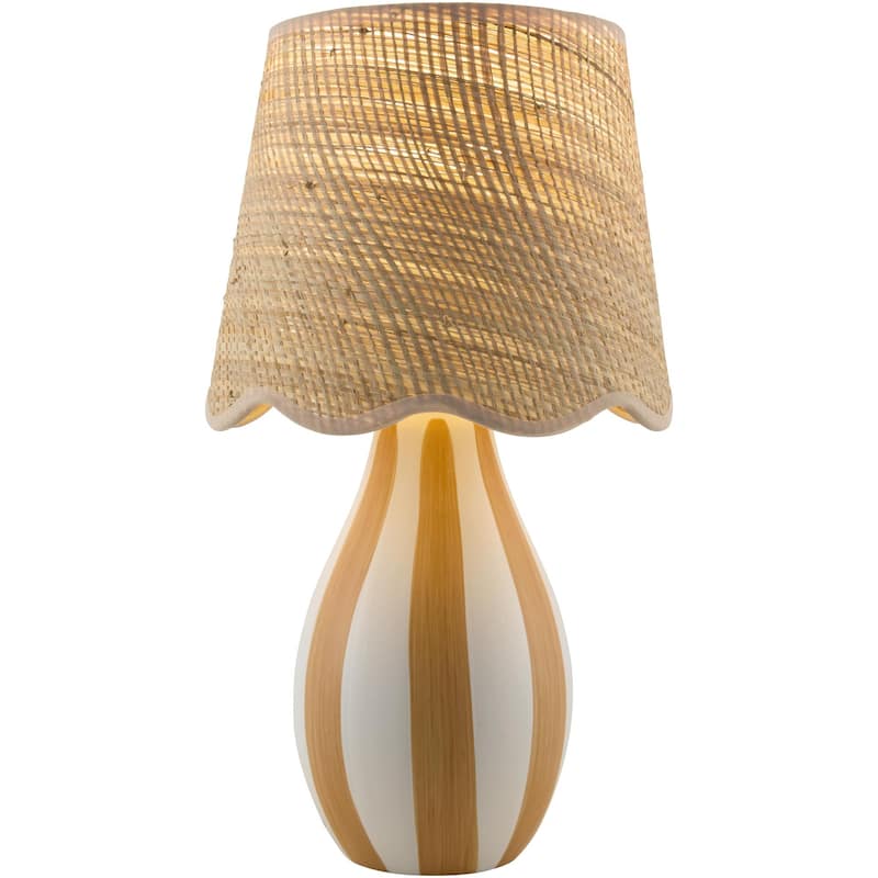 Livabliss Melbu Traditional Accent Table Lamp - 14"H x 8"W x 8"D