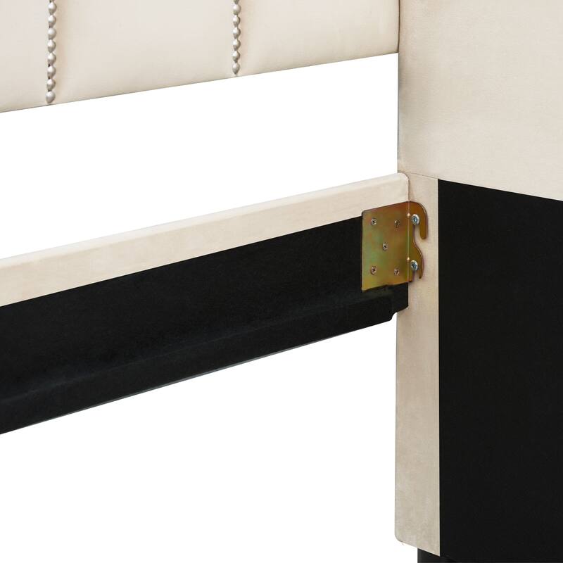 Merax Twin Size Upholstered Daybed with Drawers