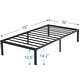 preview thumbnail 33 of 38, VECELO 14 Inch Twin Size Metal Platform Bed Frame,Kids Bed Set of 2, Bed Frame Set of 2