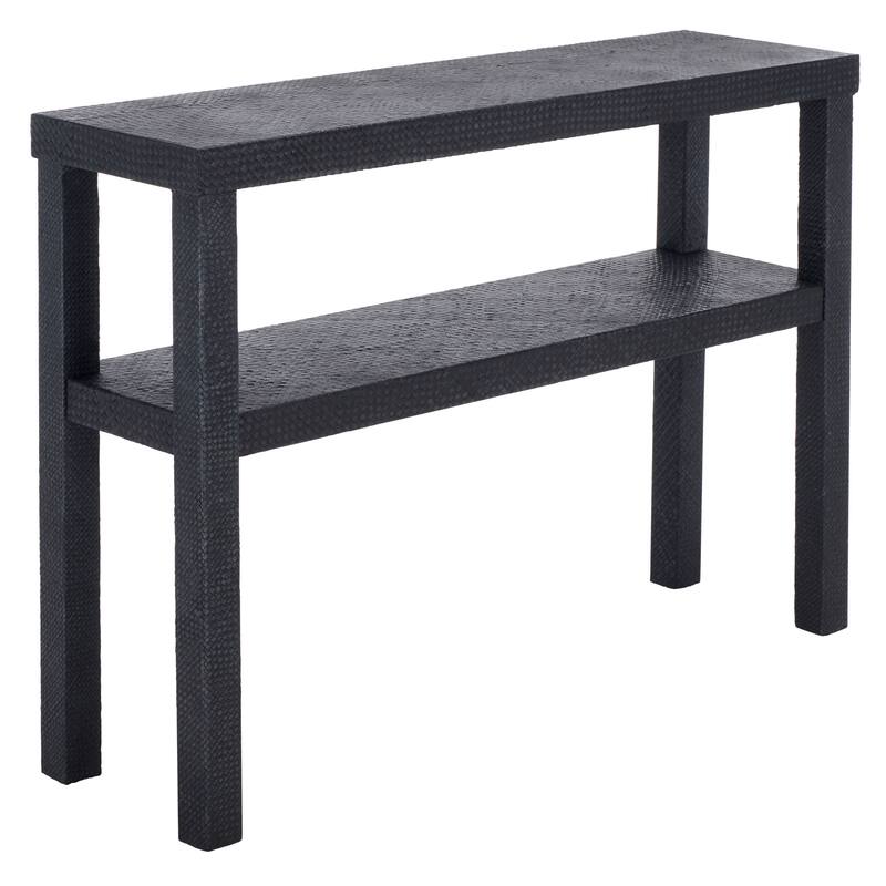 SAFAVIEH Apis Raffia 2-Shelf Console Table - 42"W x 12"D x 31"H