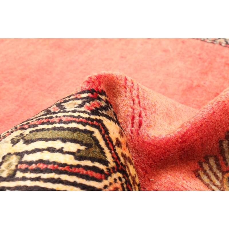 ECARPETGALLERY Hand-knotted Andelz Copper Wool Rug - 2'7 x 6'6