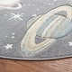 preview thumbnail 11 of 36, SAFAVIEH Carousel Kids Selvinaz Solar System Rug 8' x 10' - Grey/Lavender - Rectangle
