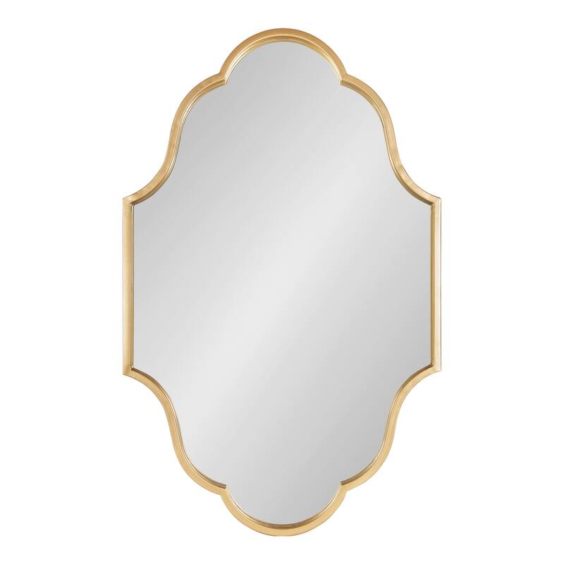Kate and Laurel Rowla Framed Wall Mirror - 23x37 - Gold