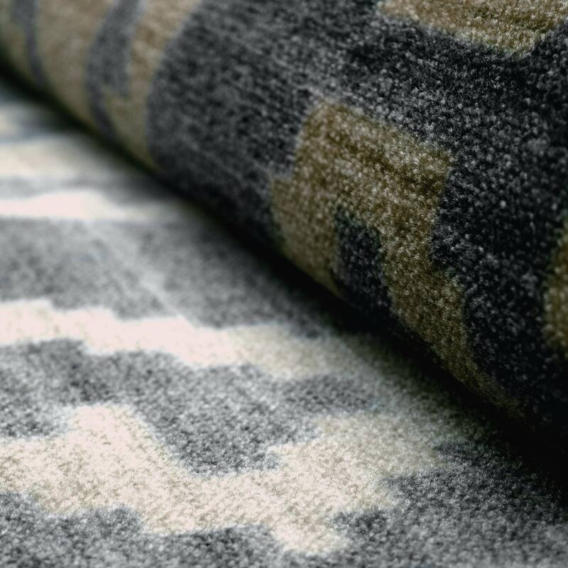 Superior Catori Geometric Boho Washable Non-slip Area Rug
