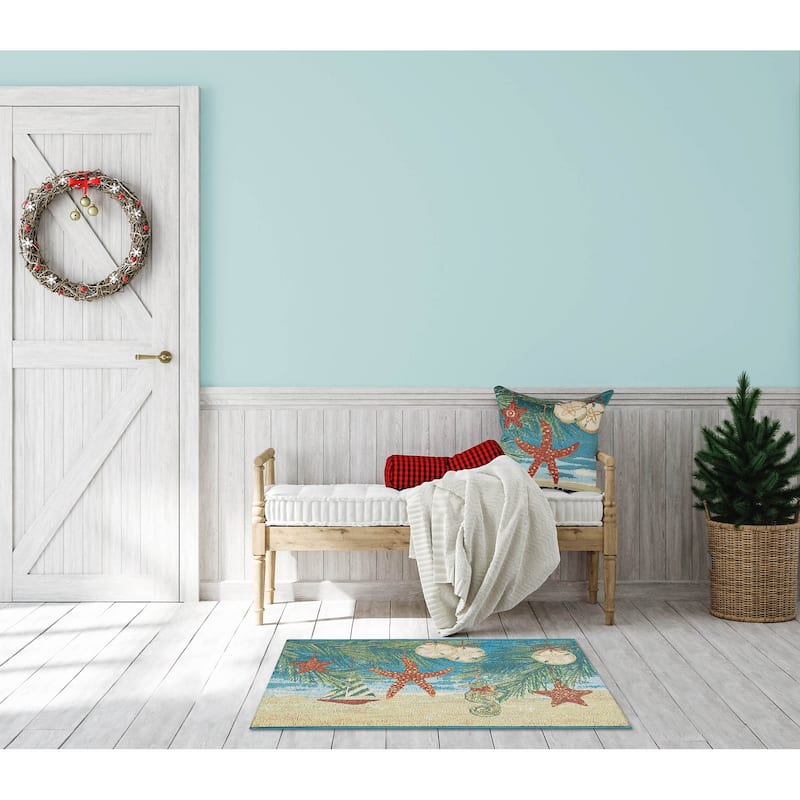 Liora Manne Esencia Coastal Ornaments Indoor/Outdoor Mat