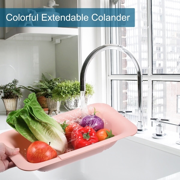 Extendable shop sink colander