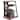 FITUEYES 4-Tier Wooden AV Component Media Stand Stereo Cabinet