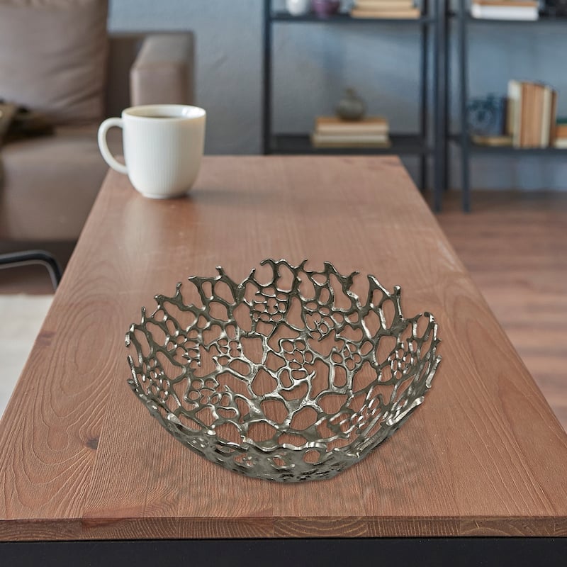 Decorative Handmade Aluminum Modern Bird Nest Bowl
