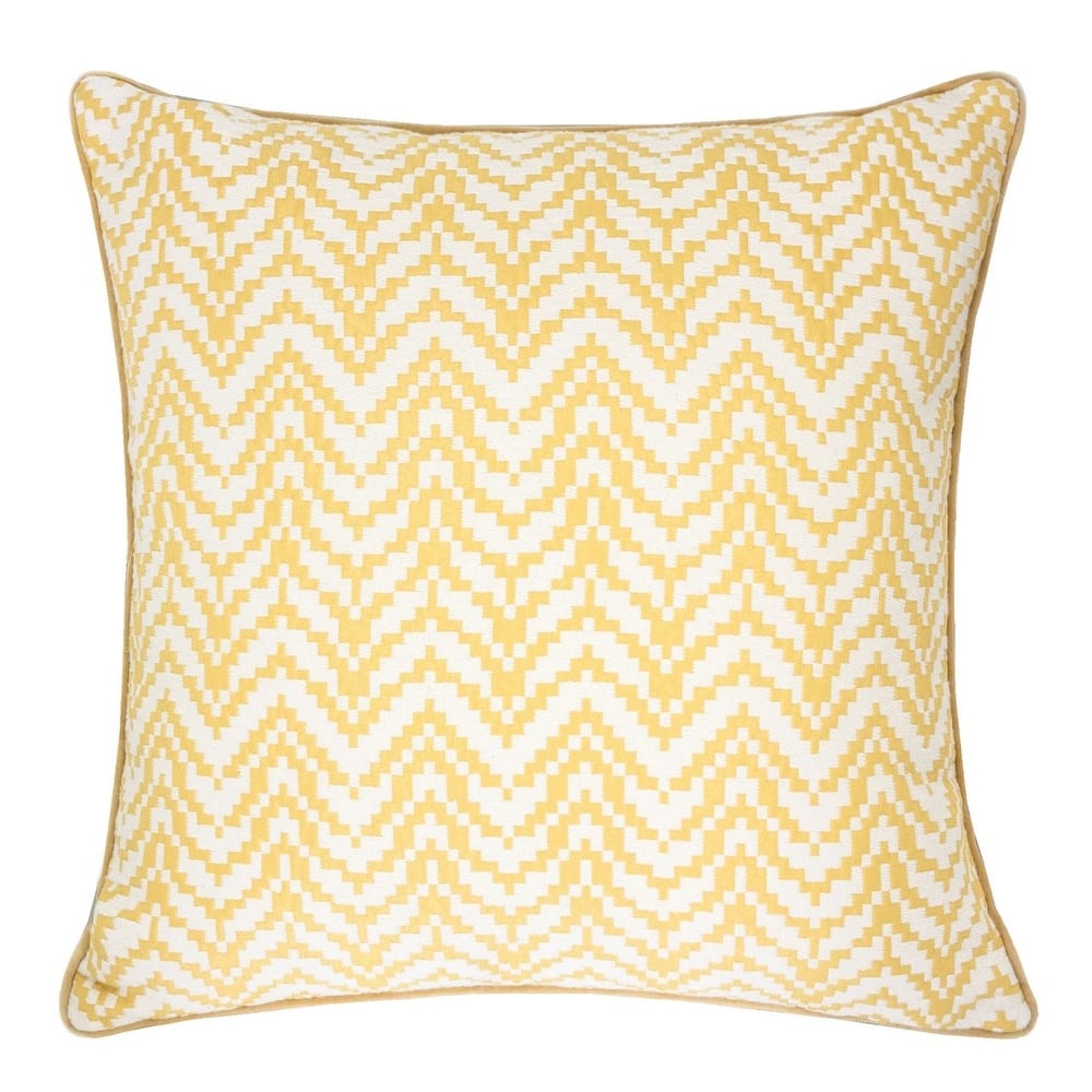 Homey Cozy Velvet Chevron Throw Pillow Cover & Insert - Set of 2