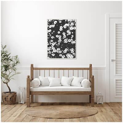 Kate and Laurel Sylvie Chamomile Framed Canvas by Alicia Abla