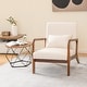 preview thumbnail 4 of 15, Costway 1PC/2PCS Modern Accent Chair Leisure Armchair with Rubber Wood - See Details