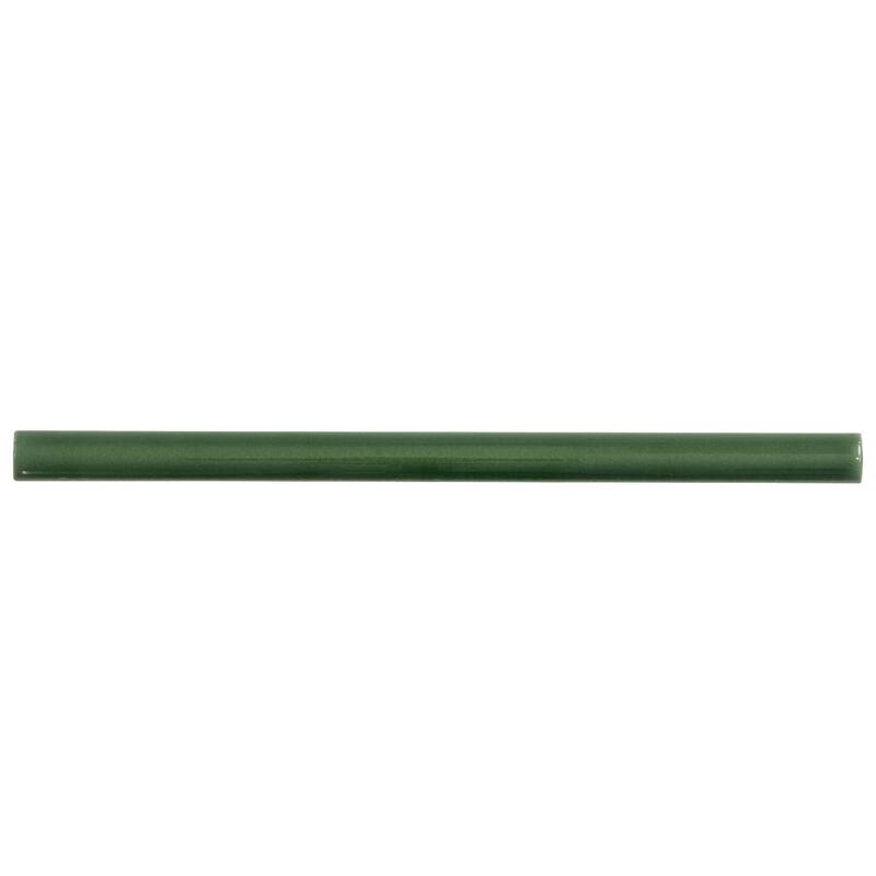 Apollo tile 0.5" x 8" Horizonte Glossy Forest Green Ceramic Tile (0.27 sq ft/case) - 10 Pack