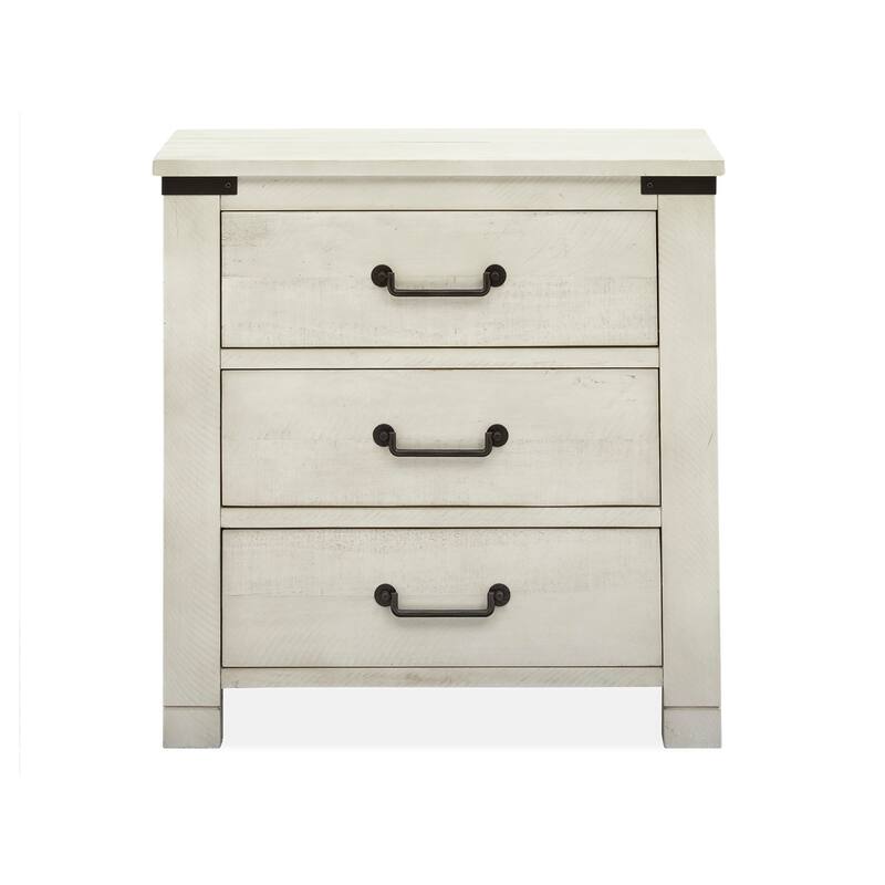 Magnussen Home Chesters Mill Alabaster Drawer Nightstand