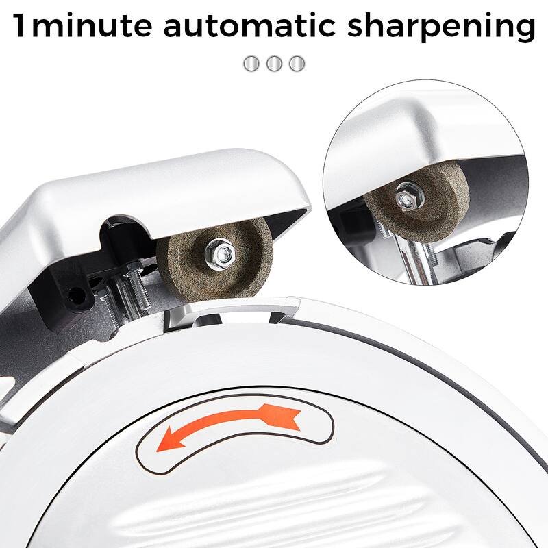 10 inch Electric Commercial Meat Slicer, Food Slicer 550W - 10 inch