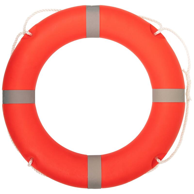 Pool Floation Life Ring Buoy with Rope - Adult - 28"