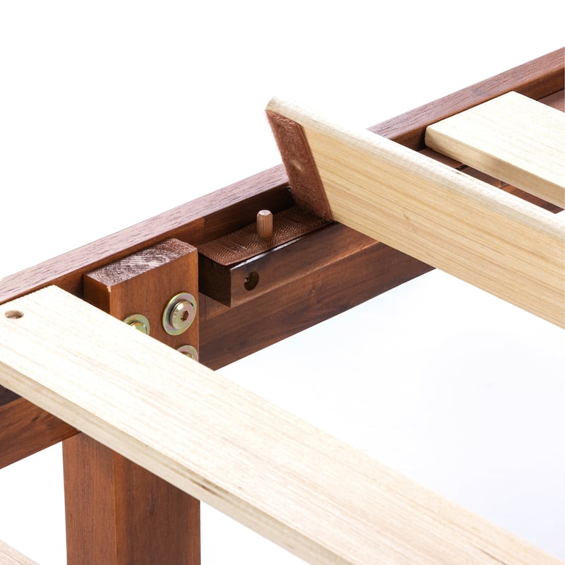 12" Classic Solid Wood Platform Bed Frame