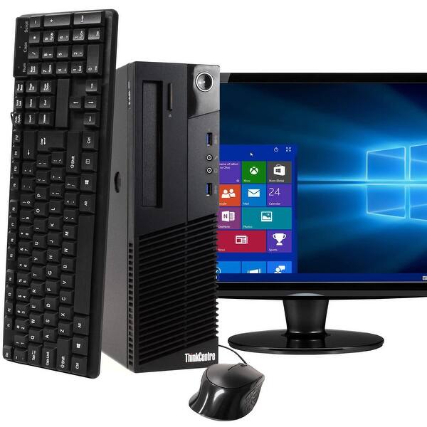 Shop Lenovo M93 Intel I5 512gb Ssd 16gb Ram 22 Lcd Monitor Windows 10 Os Desktop Pc Black Overstock 31580964