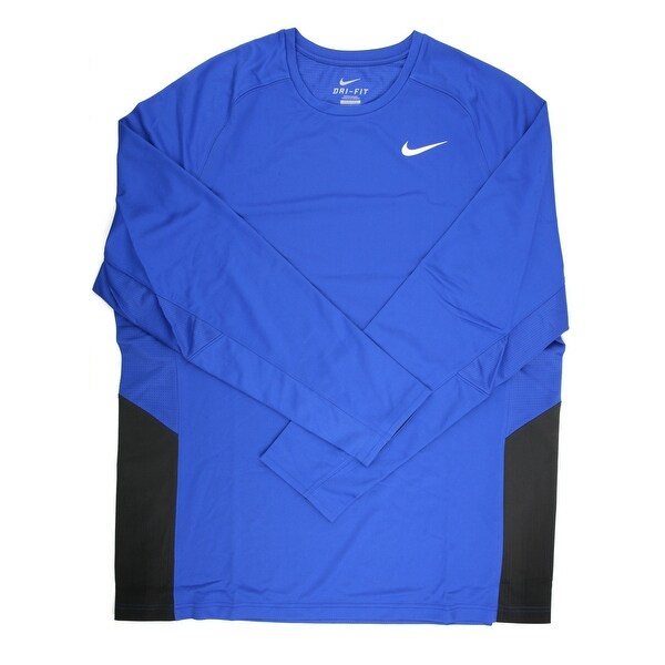 blue nike long sleeve
