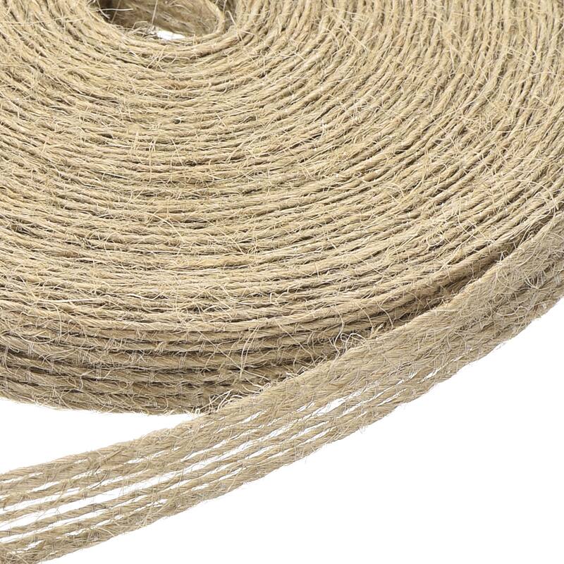 Burlap Fabric Ribbon, Natural Fabric Burlap Jute Ribbon - Jute Color